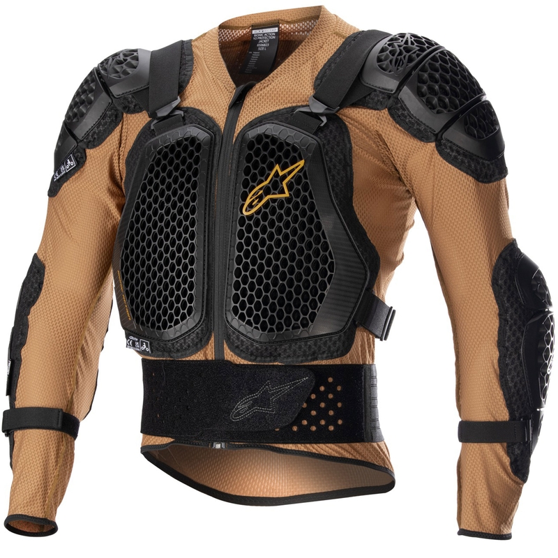 Alpinestars Bionic Action 2 черно-кафяв протектор за тяло