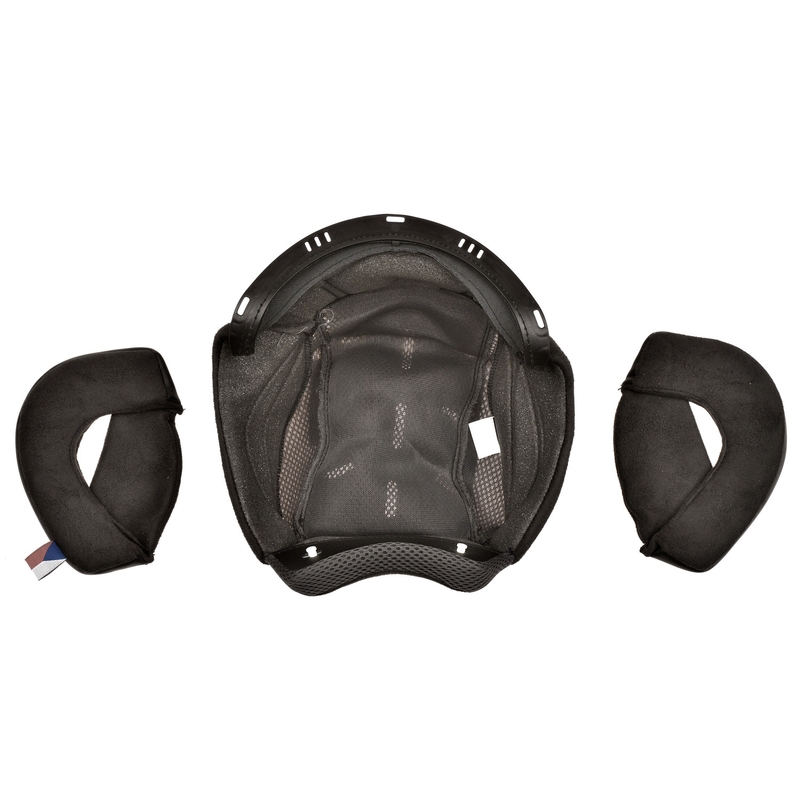 Вътрешна част на каската Cassida Oxygen 2.0, черно-сива