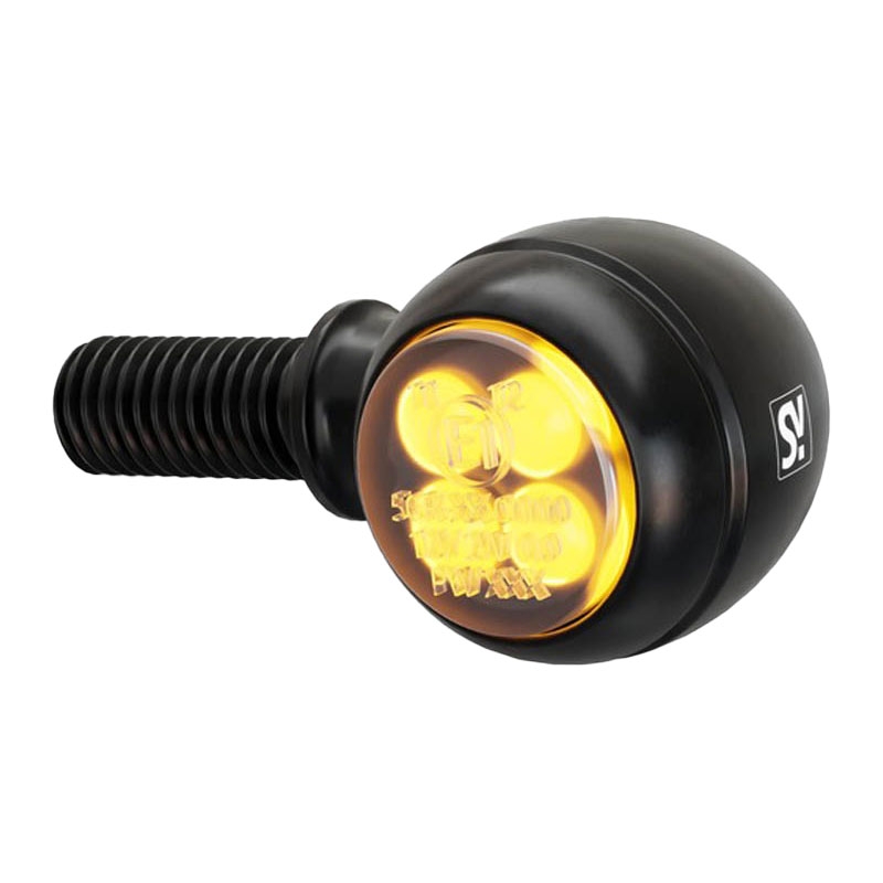 Мигачи за мотоциклет Highsider Smart Circula-S LED черни
