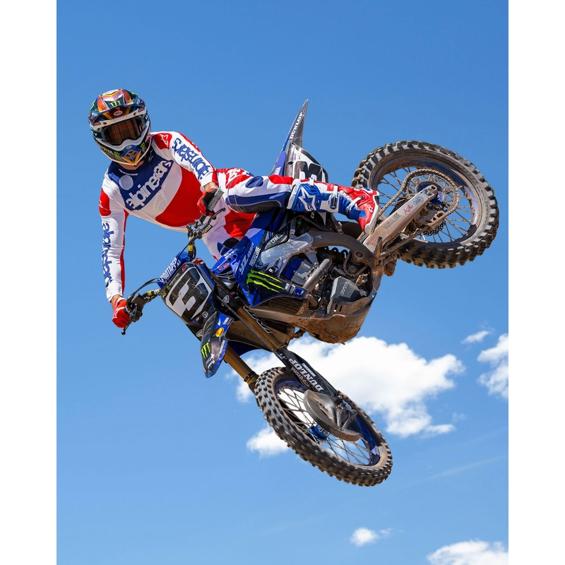 Мотоциклетни ботуши Alpinestars Tech 10 Limited Edition FORTITUDE, бяло-синьо-червено