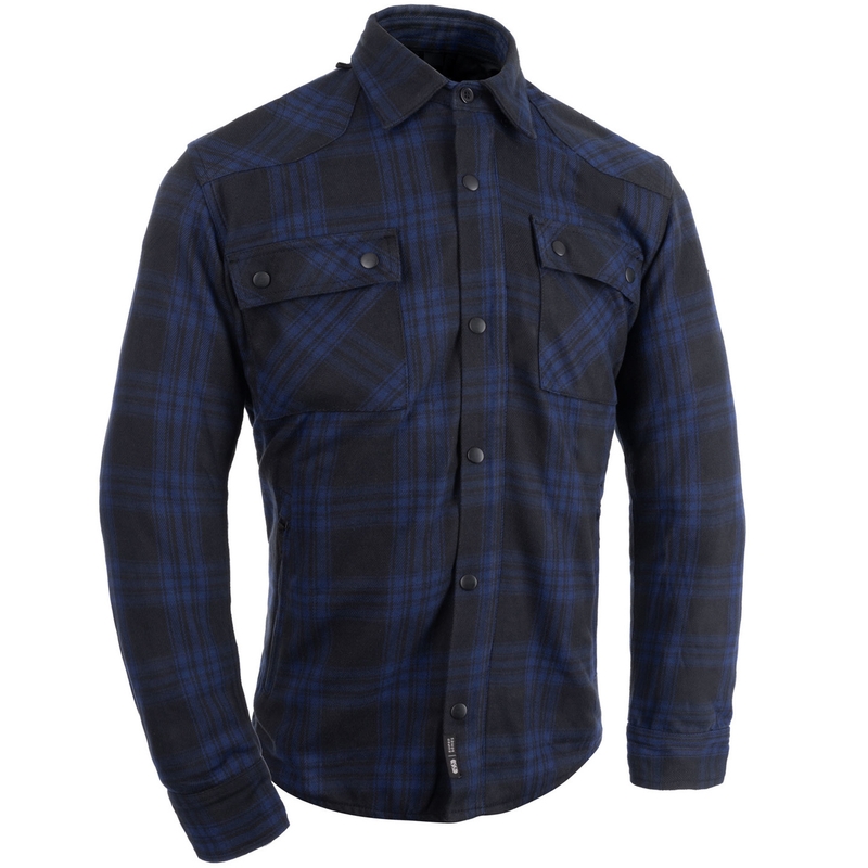 Синя мотоциклетна риза Oxford Kickback 3.0