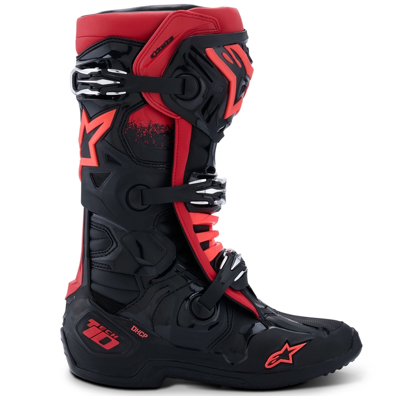 Мотоциклетни ботуши Alpinestars Tech 10 черно-червени