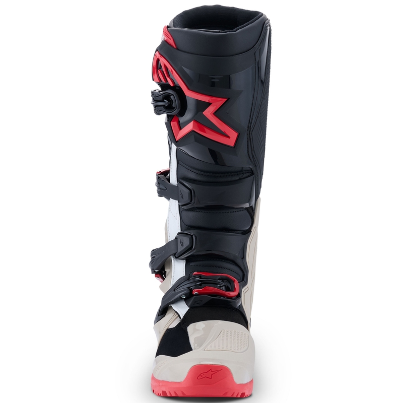 Мотоциклетни ботуши Alpinestars Tech 7 Enduro, черно-светло сиво-червено