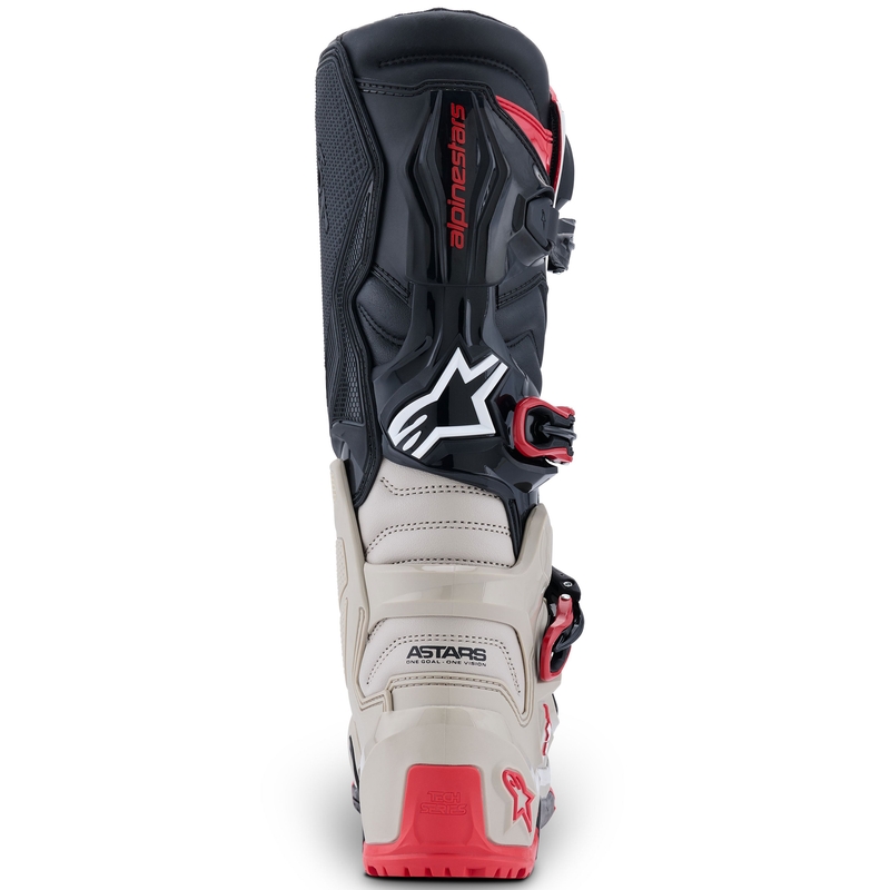 Мотоциклетни ботуши Alpinestars Tech 7 Enduro, черно-светло сиво-червено