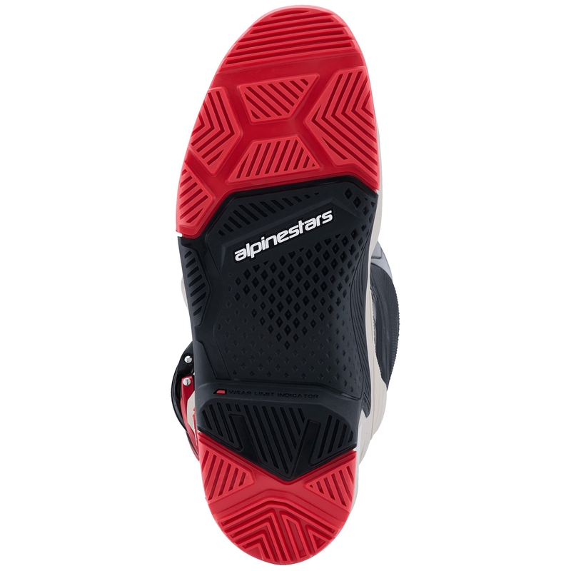 Мотоциклетни ботуши Alpinestars Tech 7 Enduro, черно-светло сиво-червено