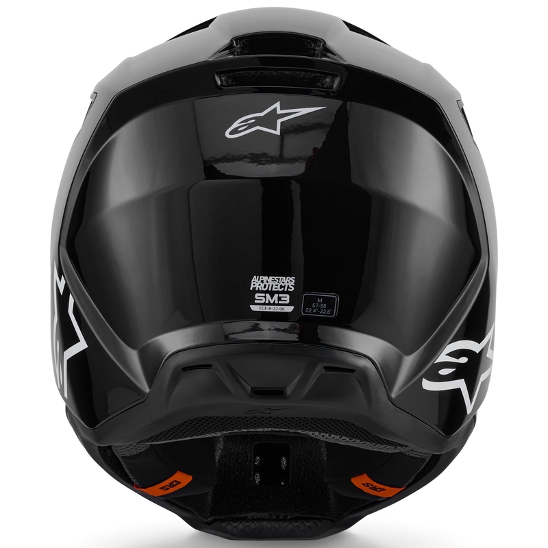 Мотокрос каска Alpinestars S-M3 Solid черна