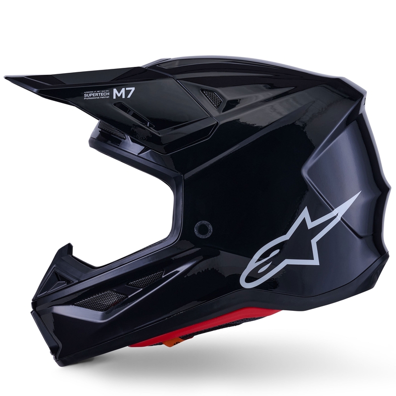Alpinestars SM7 Solid мотокрос каска черна
