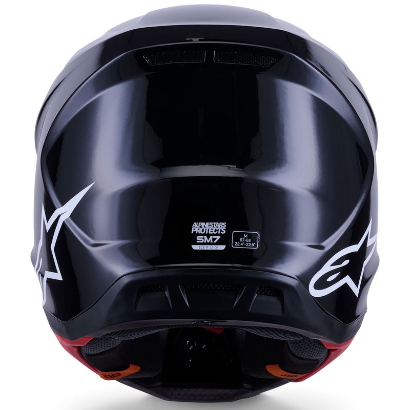Alpinestars SM7 Solid мотокрос каска черна
