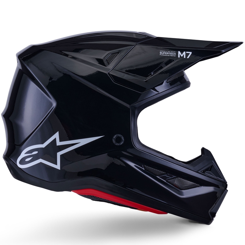 Alpinestars SM7 Solid мотокрос каска черна