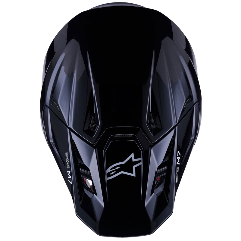 Alpinestars SM7 Solid мотокрос каска черна