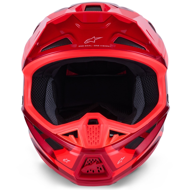 Каска за мотокрос Alpinestars SM7 Core, червена