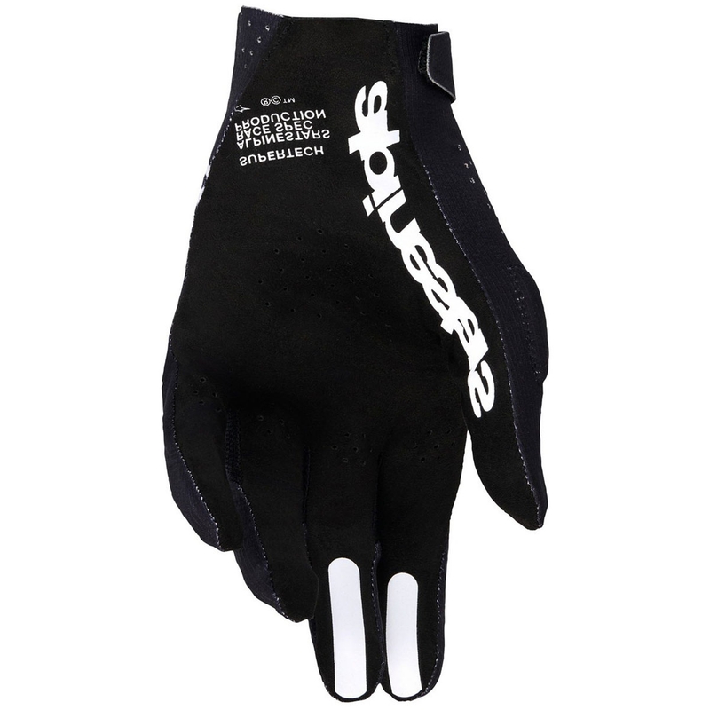 Ръкавици за мотокрос Alpinestars Supertech MX, черно-бели