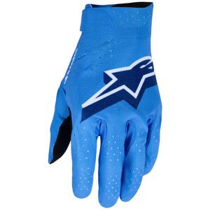 Ръкавици за мотокрос Alpinestars Supertech MX, синьо-бяло-черно