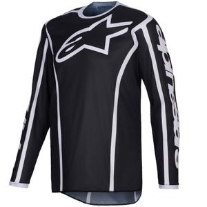 Мотокрос фланелка Alpinestars Fluid Apex, черно-сива
