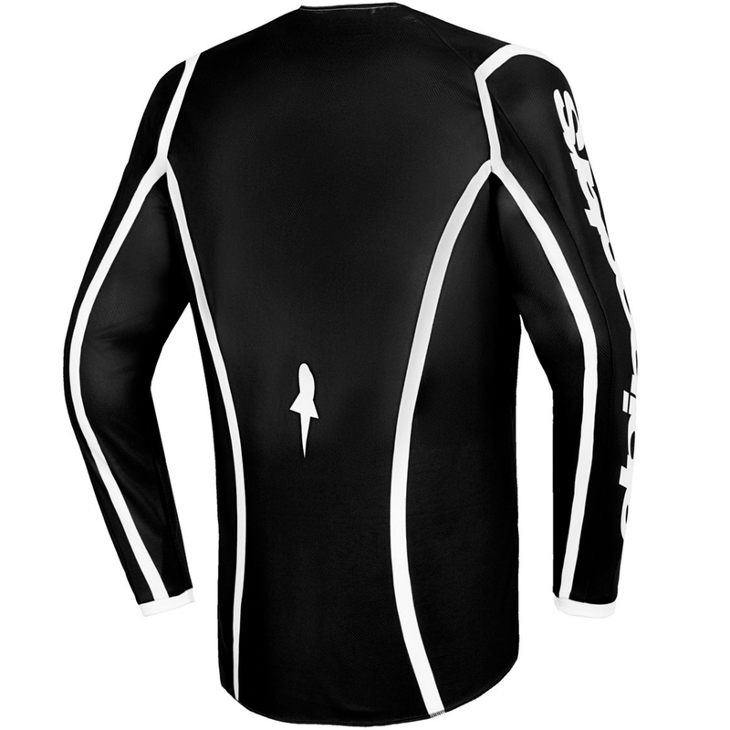 Мотокрос фланелка Alpinestars Fluid Apex, черно-сива