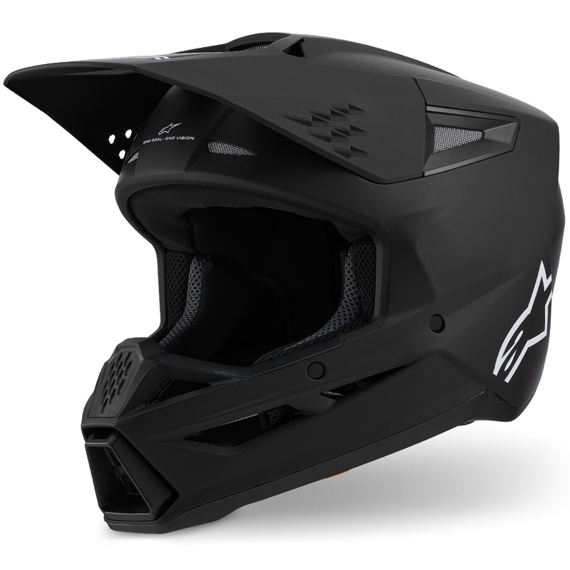 Alpinestars S-M3 Solid мотокрос каска, матово черна