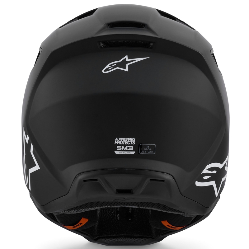 Alpinestars S-M3 Solid мотокрос каска, матово черна