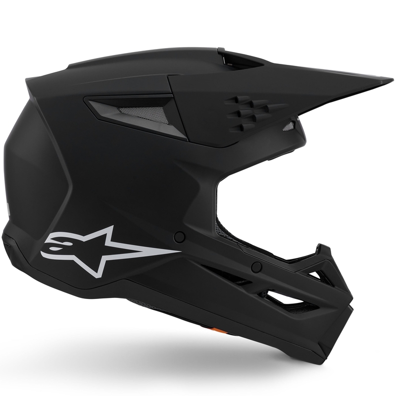 Alpinestars S-M3 Solid мотокрос каска, матово черна