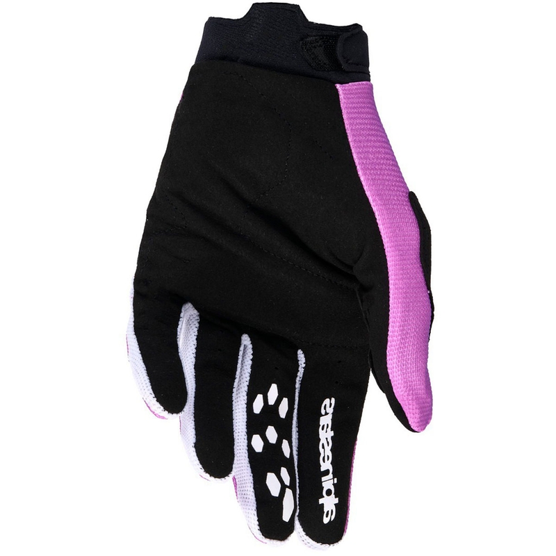 Дамски мотокрос ръкавици Alpinestars Stella Full Bore V2, бяло-флуоресцентно розово-черно