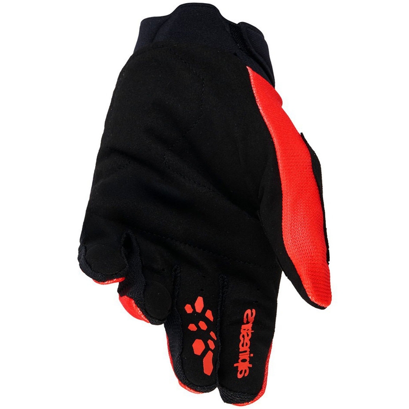 Детски/юношески мотокрос ръкавици Alpinestars Full Bore V2, червени, черно-бели