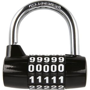 Oxford 5-DIGIT U-профилна ключалка черна