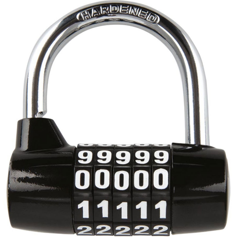 Oxford 5-DIGIT U-профилна ключалка черна