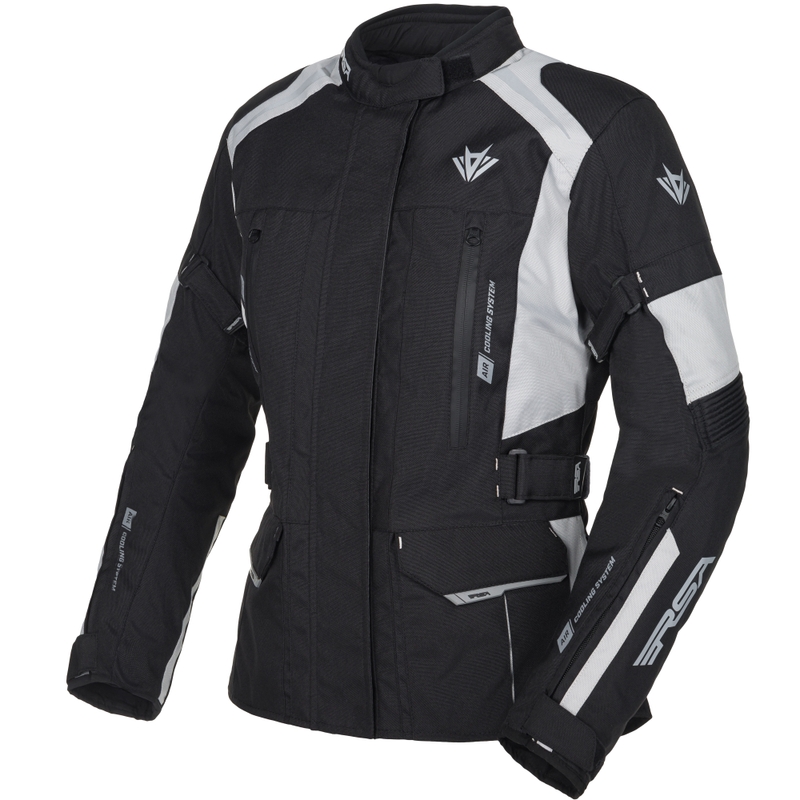 Дамско мотоциклетно яке RSA EXO 2 black-grey
