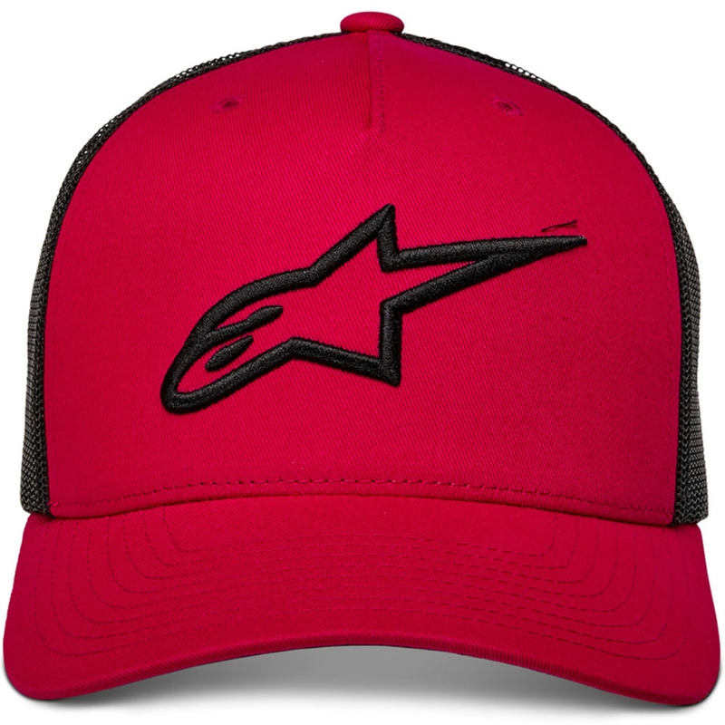 Шапка Alpinestars Ageless червено-черна