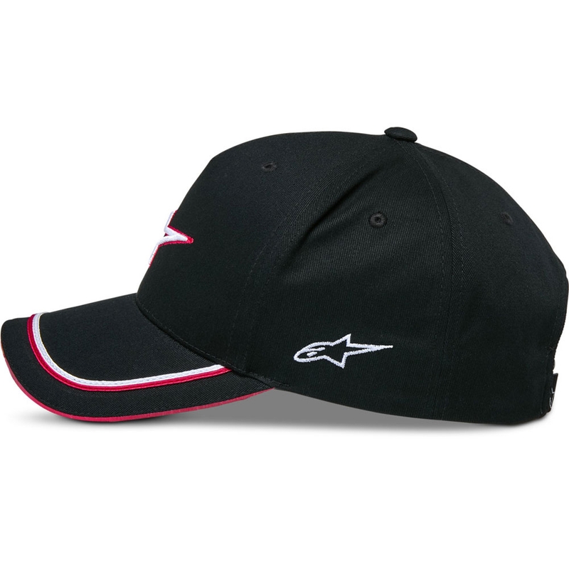 Шапка Alpinestars Ascencion Snapback черно-червена
