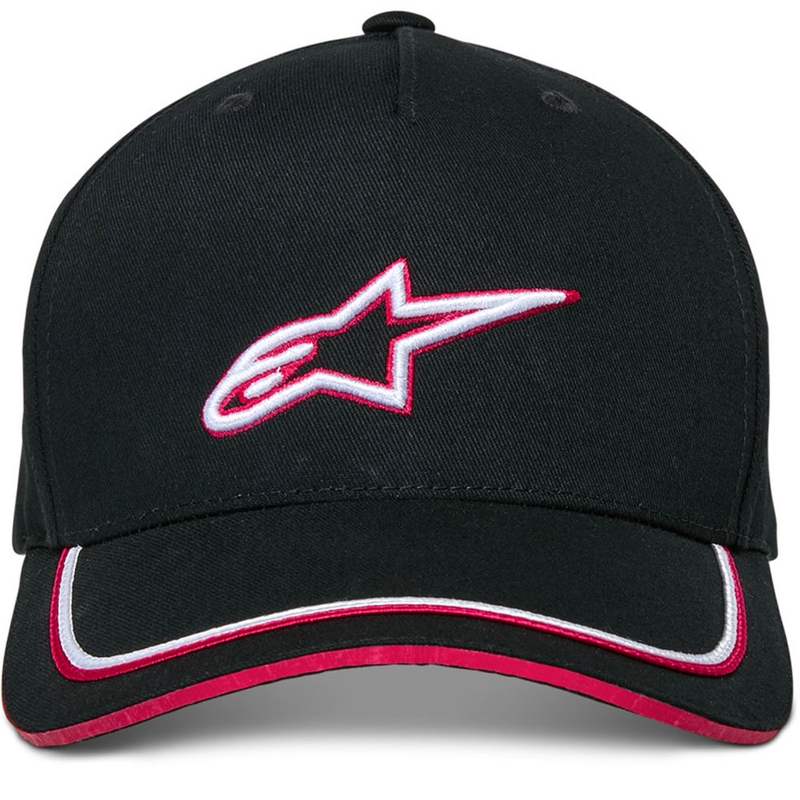 Шапка Alpinestars Ascencion Snapback черно-червена