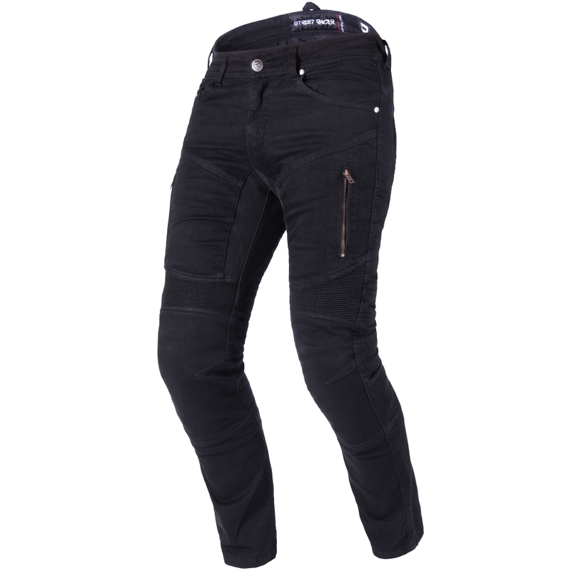 Мотоциклетни дънки Street Racer Stretch II CE, черни