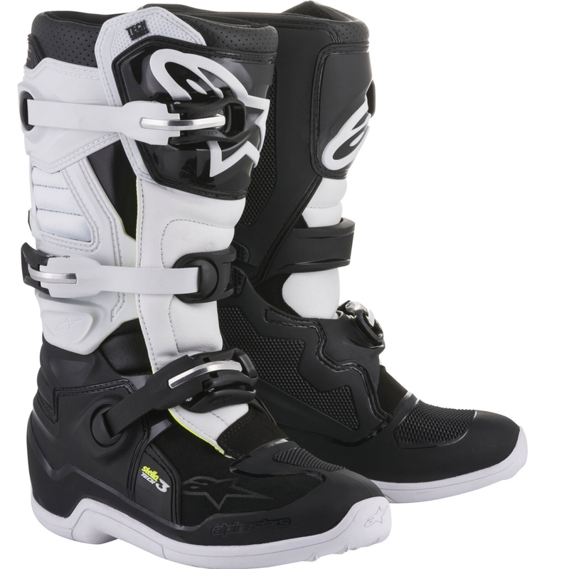 Дамски мотокрос ботуши Alpinestars Stella Tech 3, черно-бели