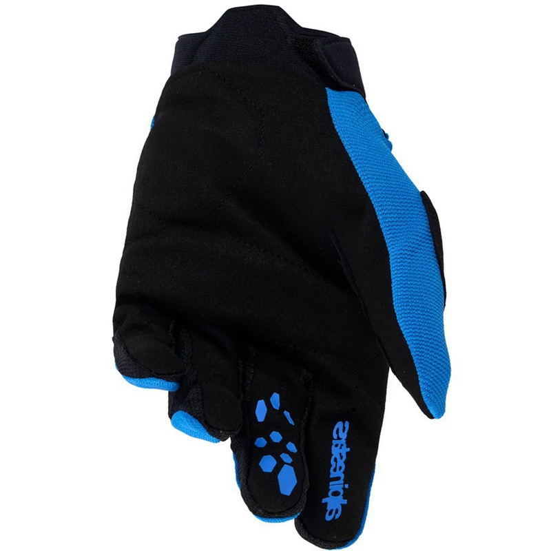 Детски/юношески мотоциклетни ръкавици Alpinestars Full Bore V2, синьо-черни