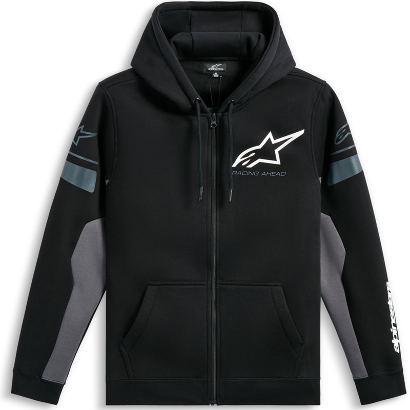 Alpinestars Esemex суичър с качулка черно-сив