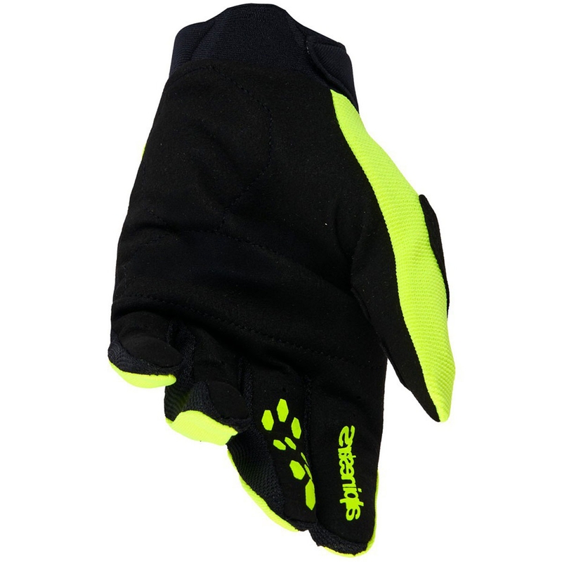Детски/юношески мотокрос ръкавици Alpinestars Full Bore V2, флуоресцентно жълто-черни