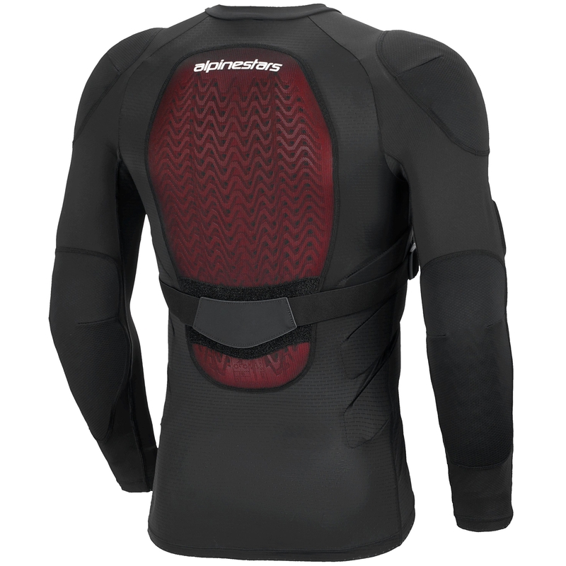 Протектор за тяло Alpinestars Bionic Plasma LT с дълъг ръкав, черно-червено-бял