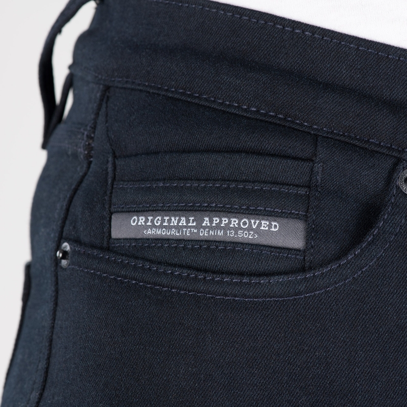 Мотоциклетни дънки OXFORD ORIGINAL APPROVED SUPER STRETCH JEANS AA SLIM FIT синьо индиго