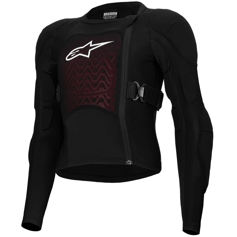 Протектор за тяло Alpinestars Bionic Plasma LT Youth с дълъг ръкав, черно-червено-бял