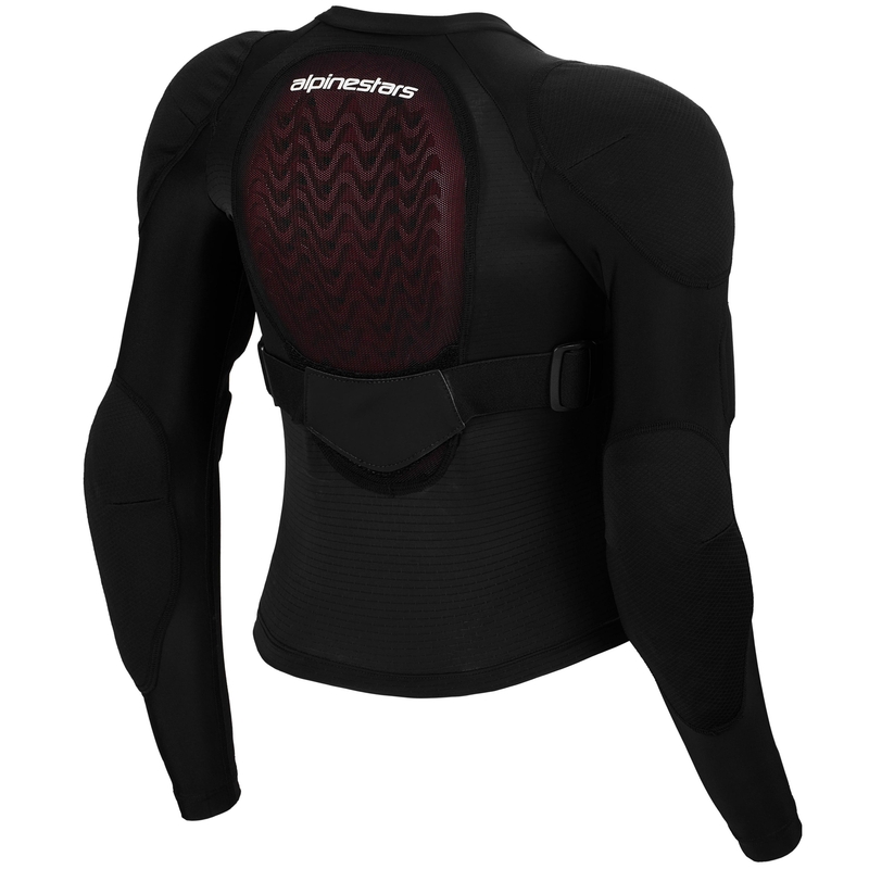 Протектор за тяло Alpinestars Bionic Plasma LT Youth с дълъг ръкав, черно-червено-бял