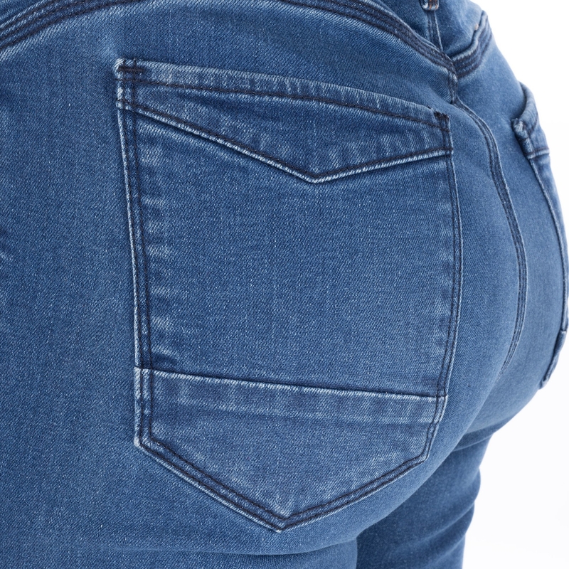 Дамски мотоциклетни дънки OXFORD SOFIA AA Slim светло сини