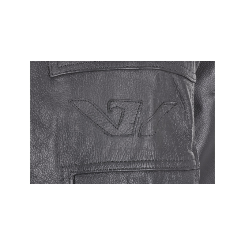Bunda na motorku Ayrton Classic Leather černá