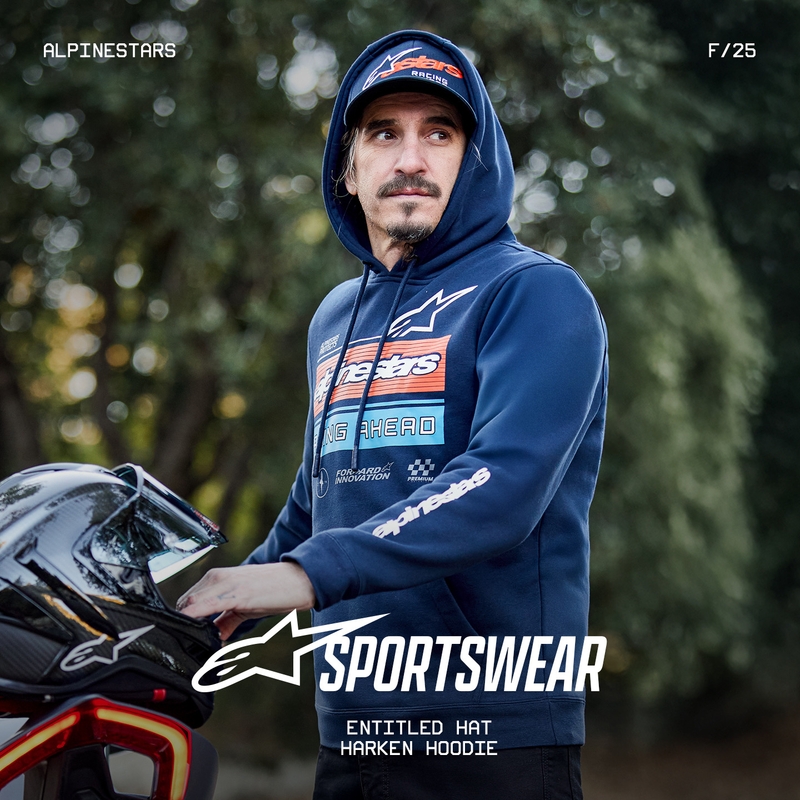 Alpinestars Harken Суичър с качулка синьо