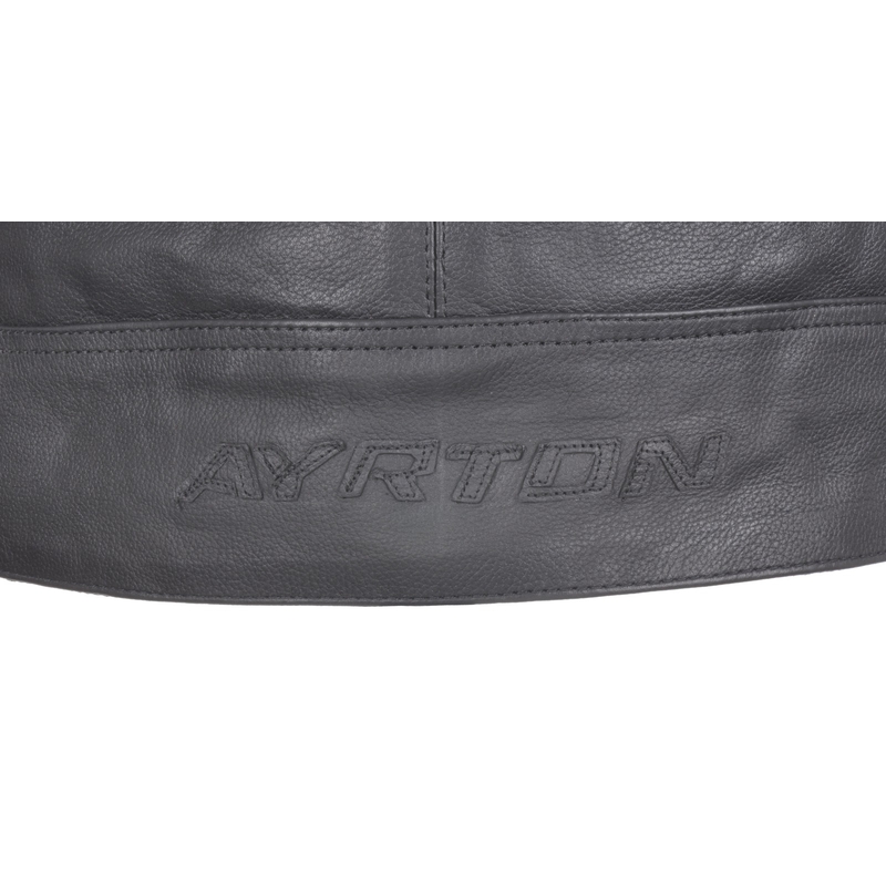 Bunda na motorku Ayrton Classic Leather černá