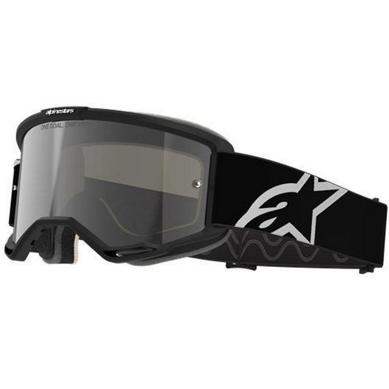 Мотокрос очила Alpinestars Vision 5 Corp, черни с прозрачни лещи