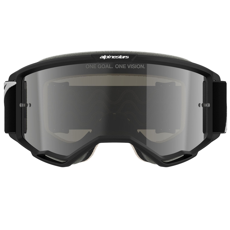 Мотокрос очила Alpinestars Vision 5 Corp, черни с прозрачни лещи