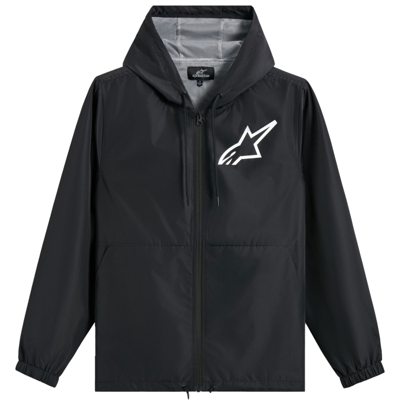 Яке Alpinestars Speeder Chromium Windbreaker Черно-Бяло