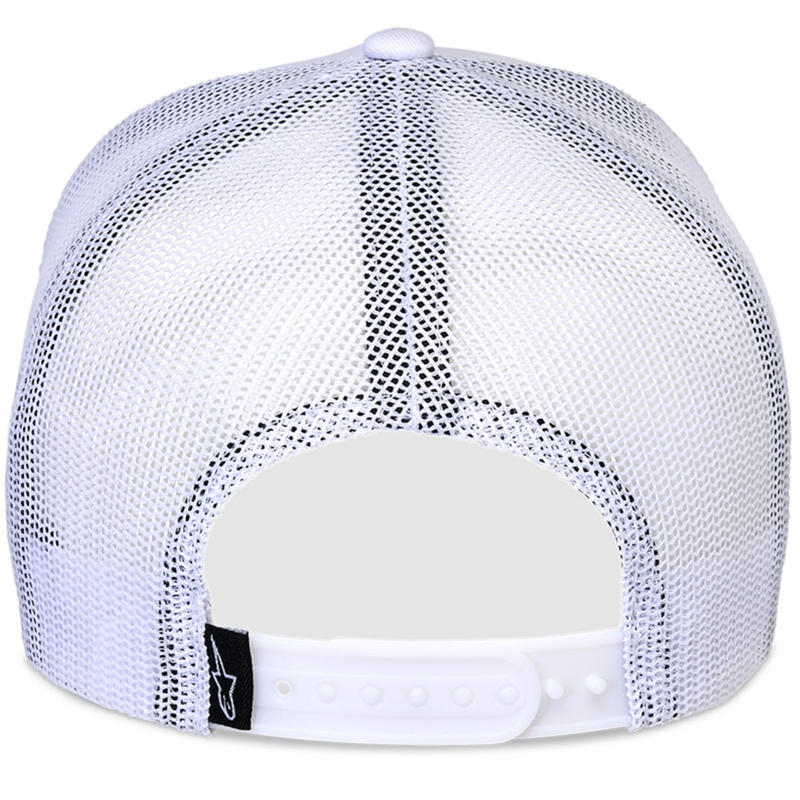 Шапка Alpinestars Flag Snap бяло-бяло