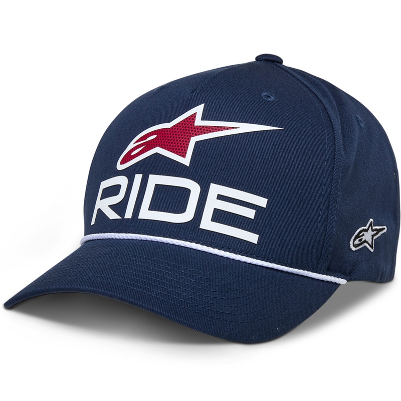 Шапка Alpinestars Ride Comp Snapback, синьо-бяло-червено