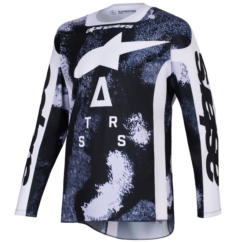 Мотокрос фланелка Alpinestars Racer Lahnd, сиво-камуфлажна