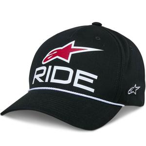 Шапка Alpinestars Ride Comp Snapback черно-бяло-червено